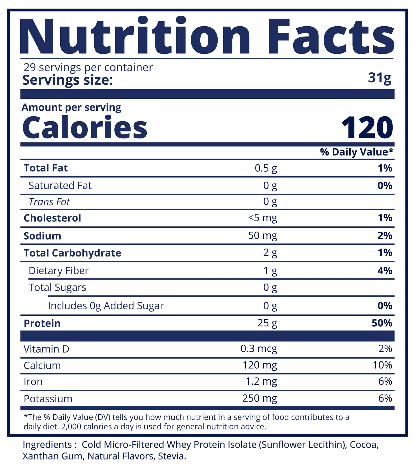 WHEY PROTEIN CHOCOLATE