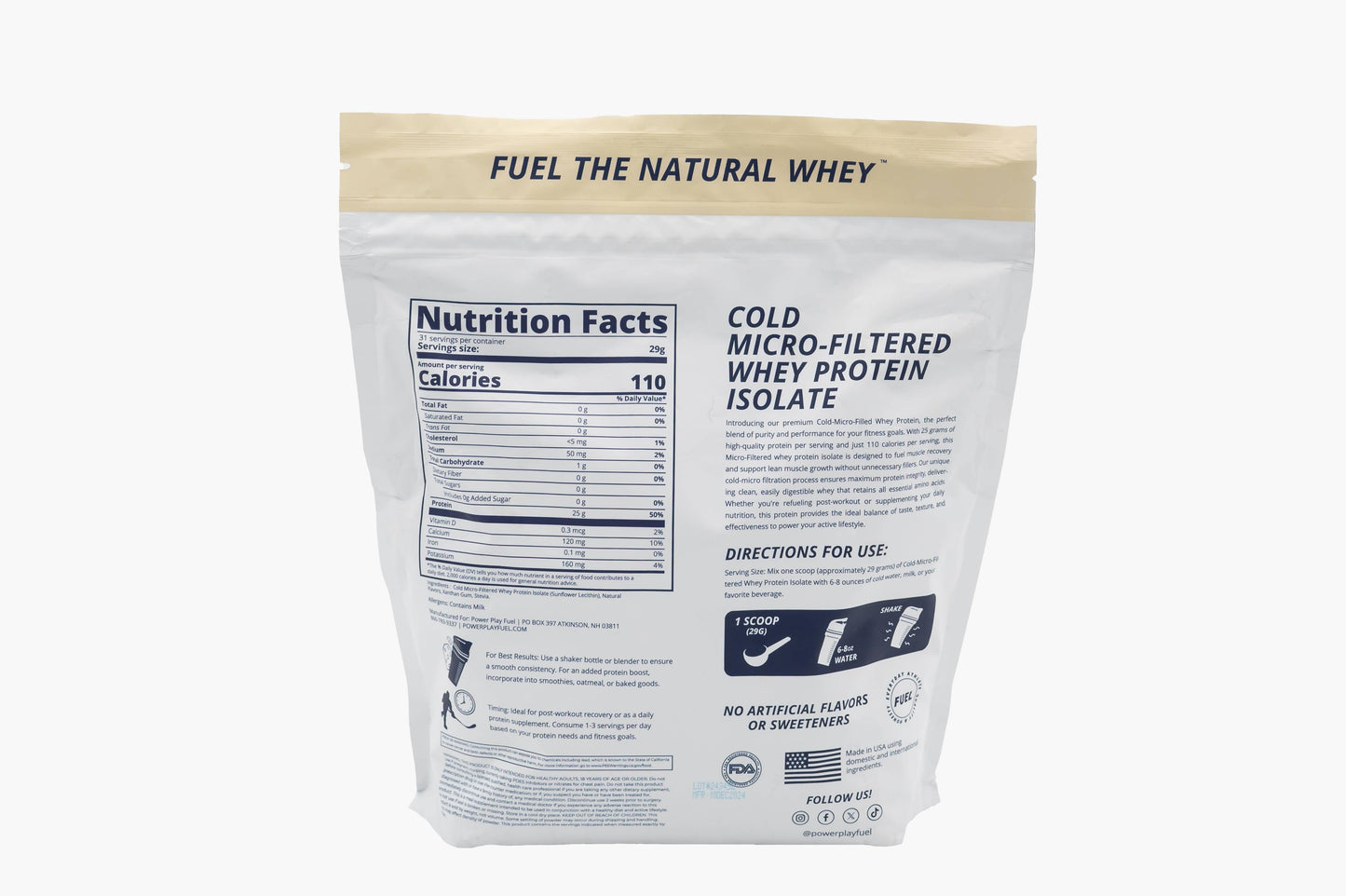 WHEY PROTEIN VANILLA