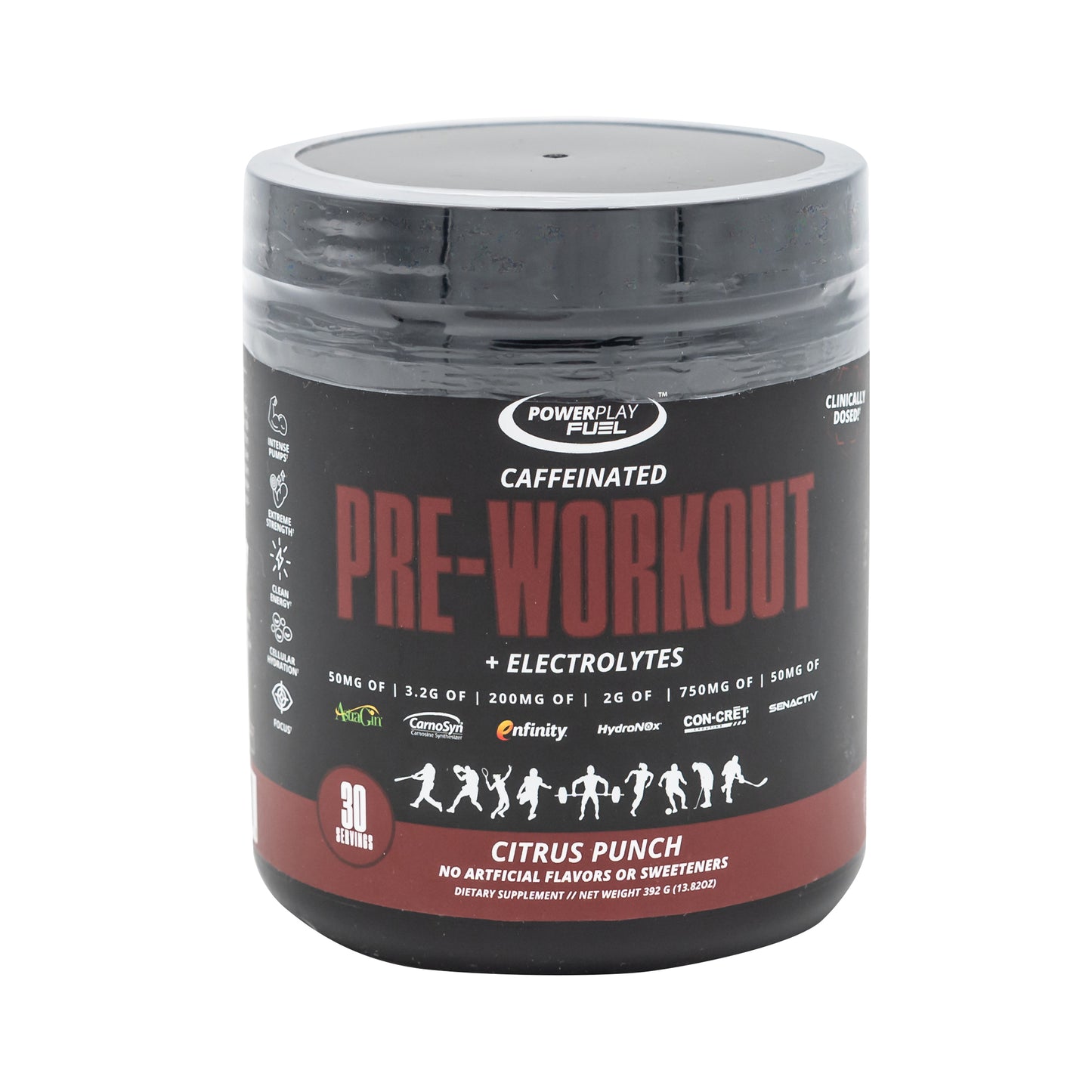 CAFFEINATED PRE WORKOUT CITRUS PUNCH