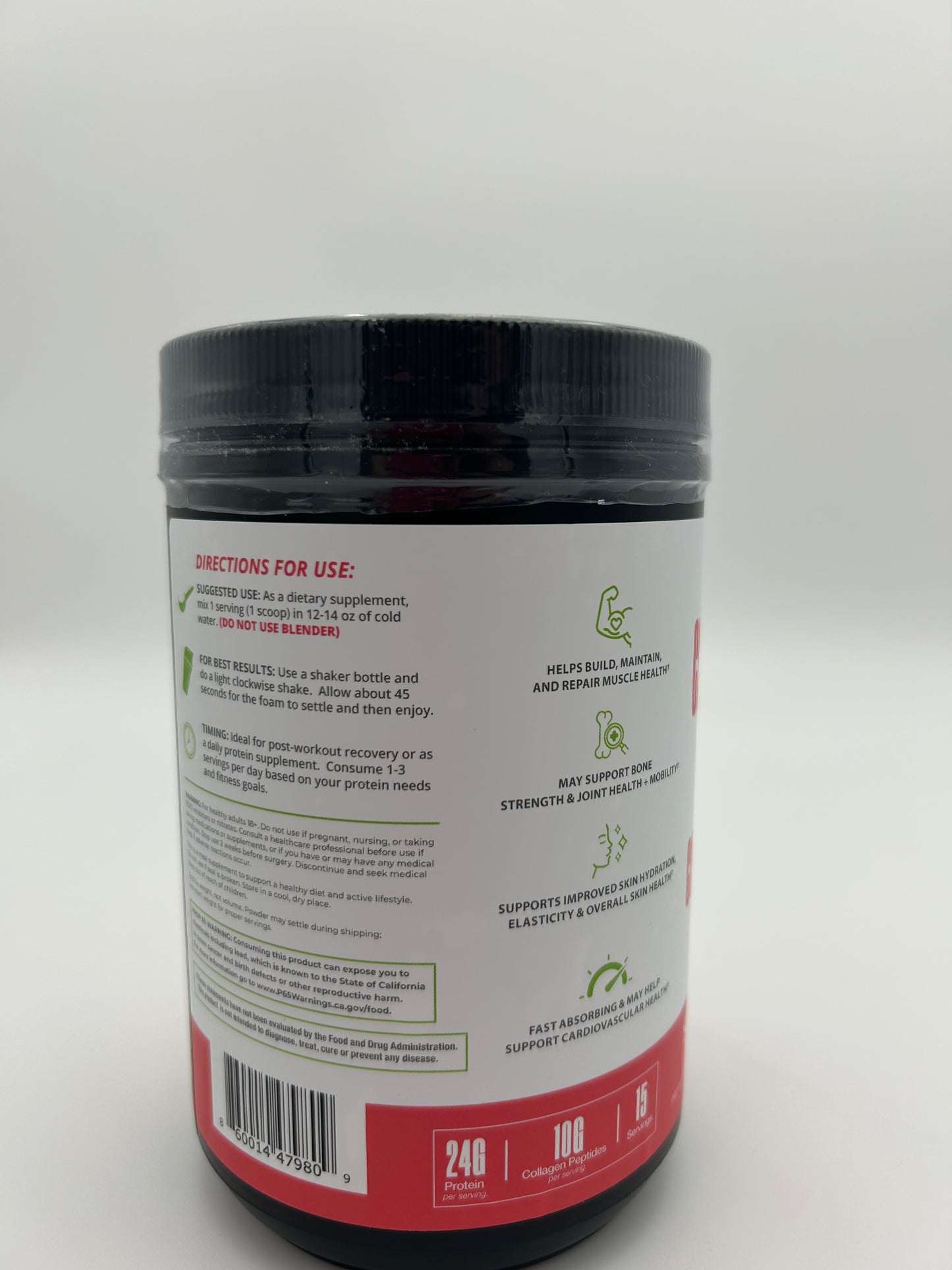 CLEAR PROTEIN + COLLAGEN PEPTIDES STRAWBERRY KIWI
