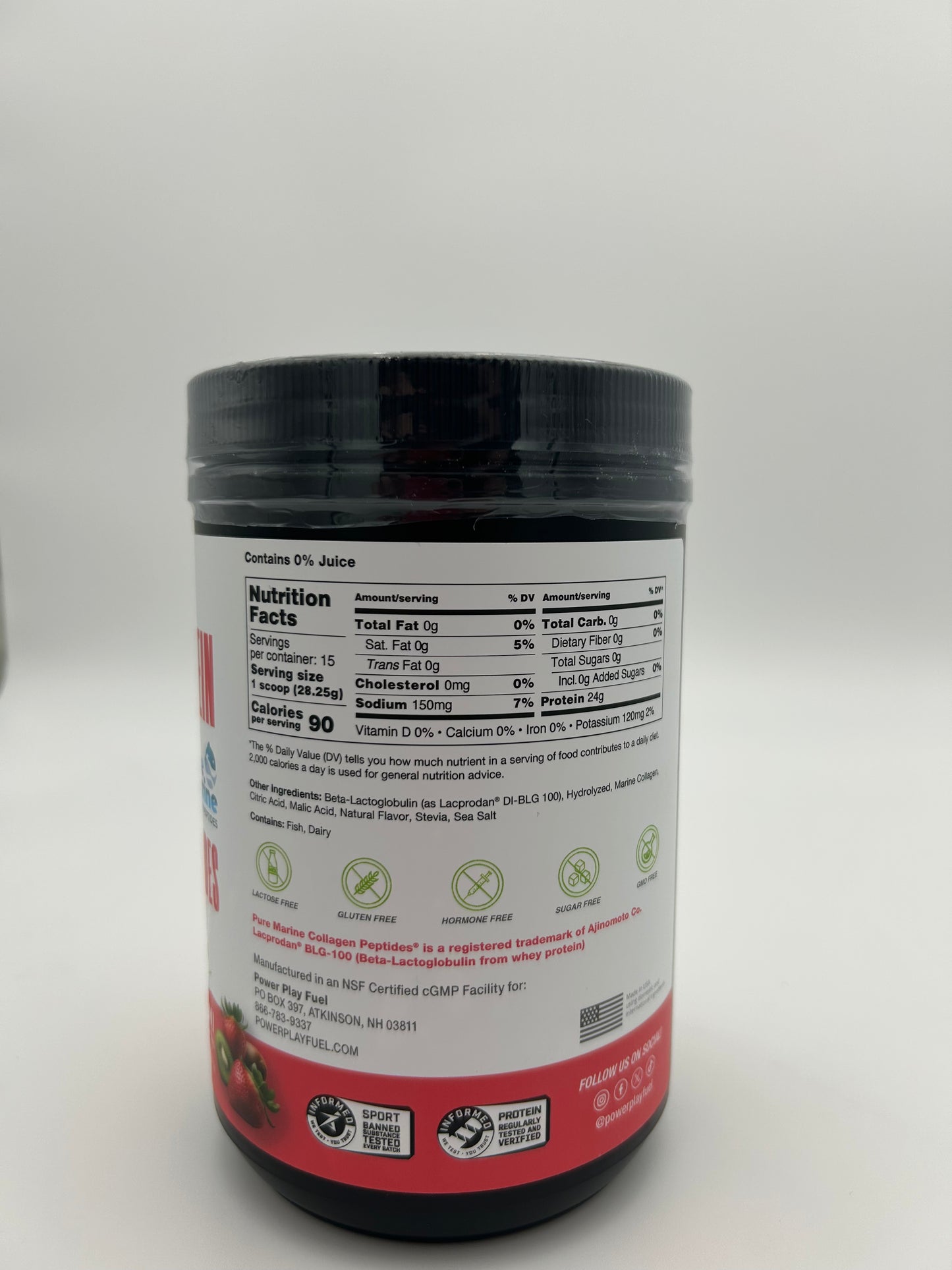CLEAR PROTEIN + COLLAGEN PEPTIDES STRAWBERRY KIWI