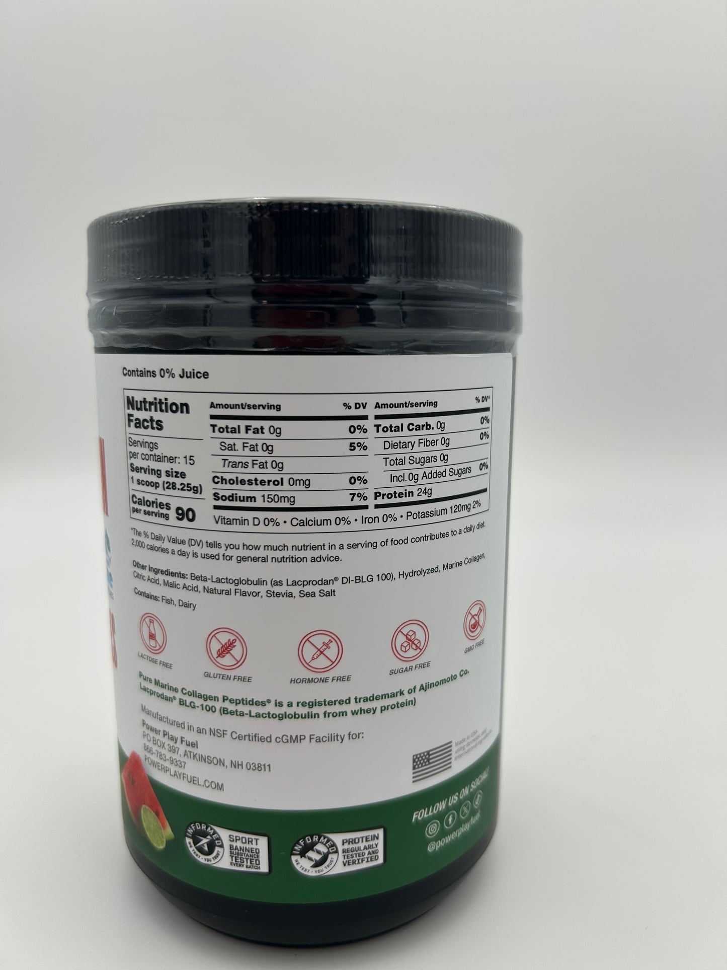 CLEAR PROTEIN + COLLAGEN PEPTIDES WATERMELON LIME