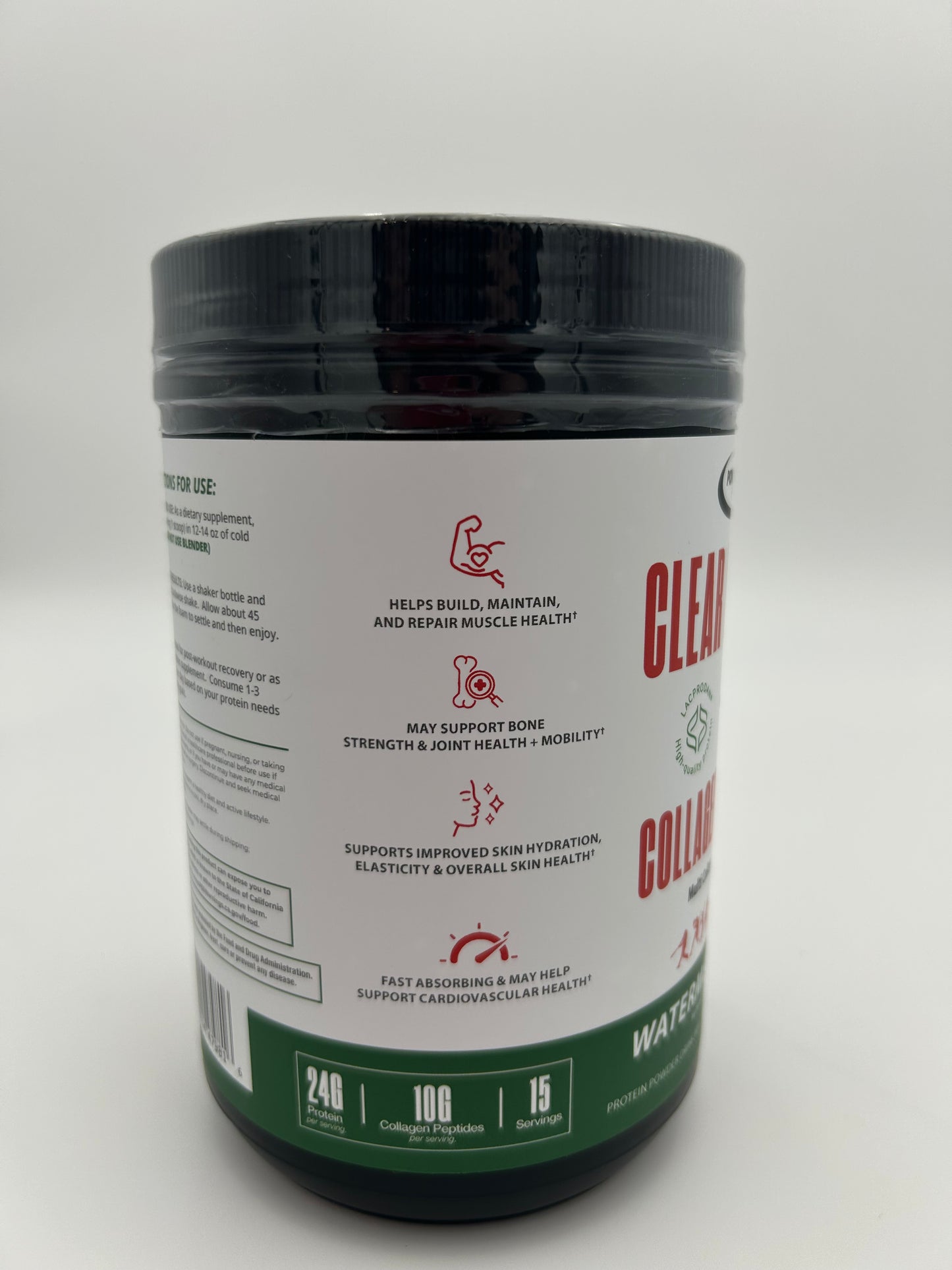 CLEAR PROTEIN + COLLAGEN PEPTIDES WATERMELON LIME