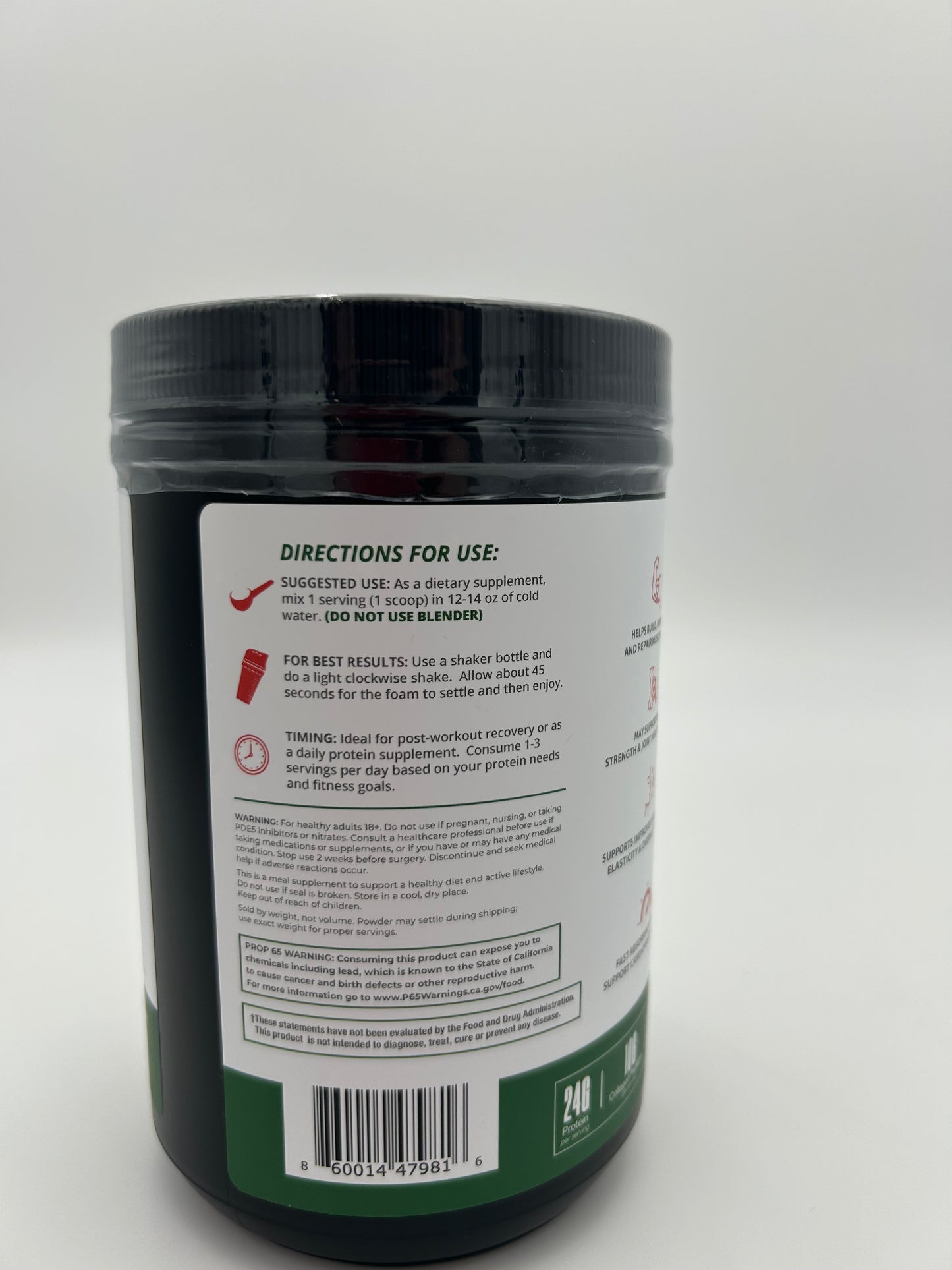 CLEAR PROTEIN + COLLAGEN PEPTIDES WATERMELON LIME