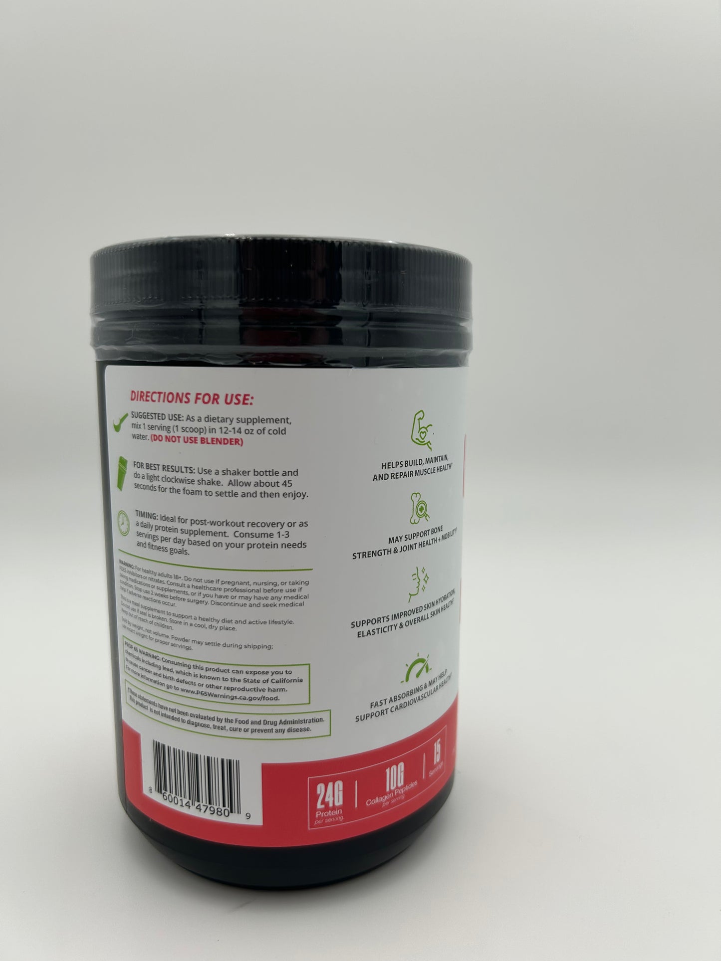 CLEAR PROTEIN + COLLAGEN PEPTIDES STRAWBERRY KIWI
