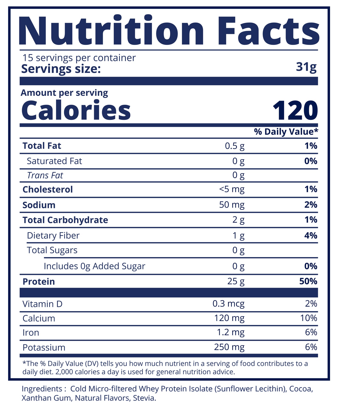 WHEY PROTEIN CHOCOLATE
