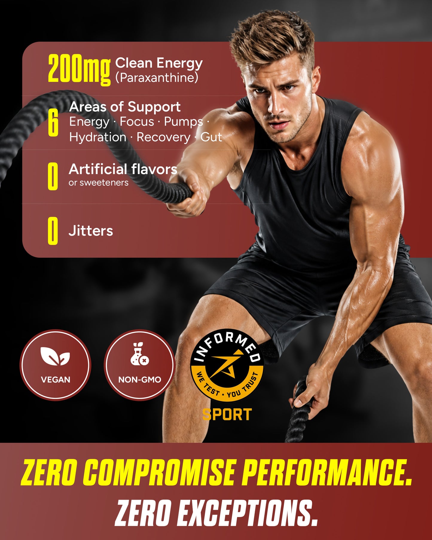 CAFFEINATED PRE WORKOUT CITRUS PUNCH