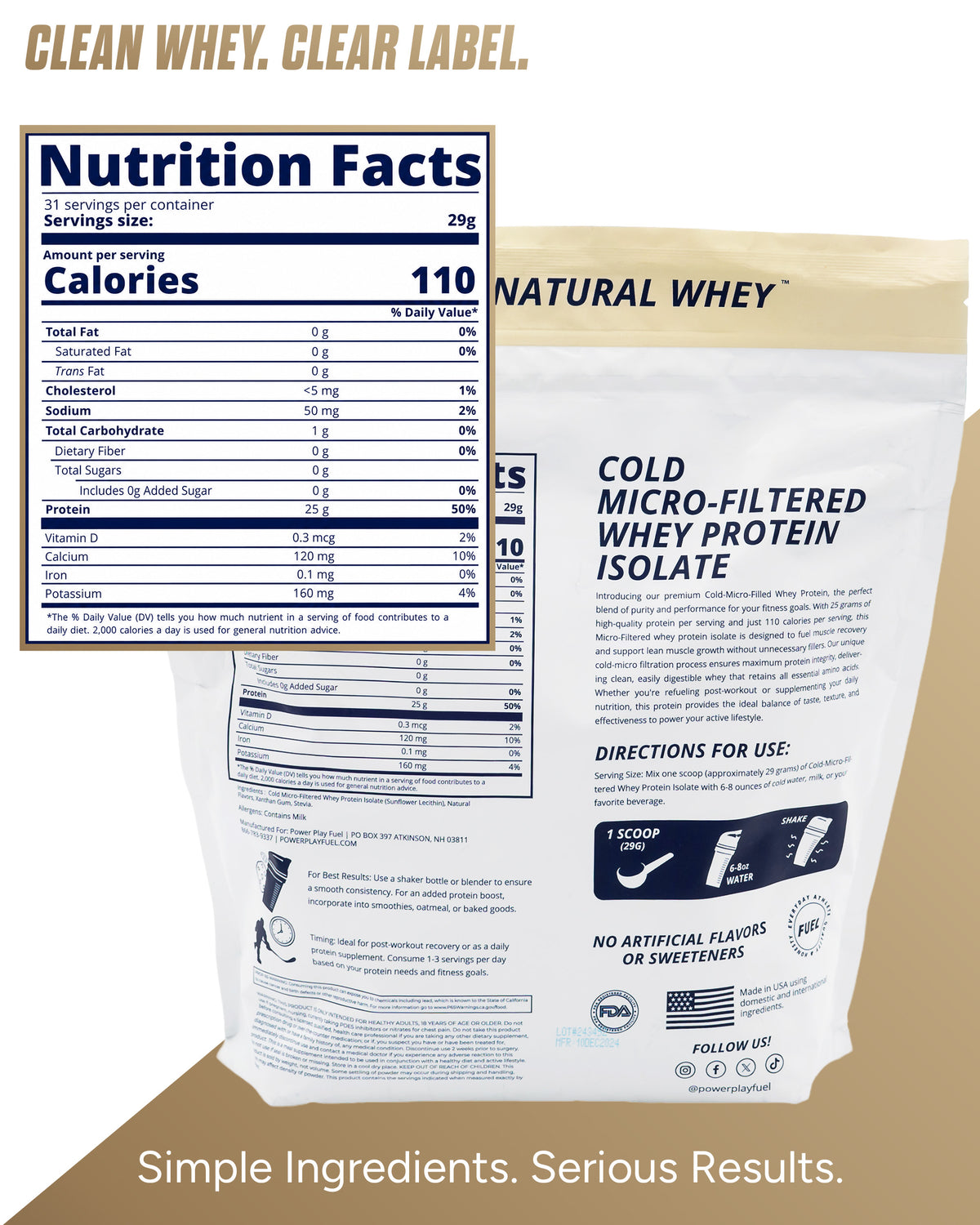 WHEY PROTEIN ISOLATE VANILLA