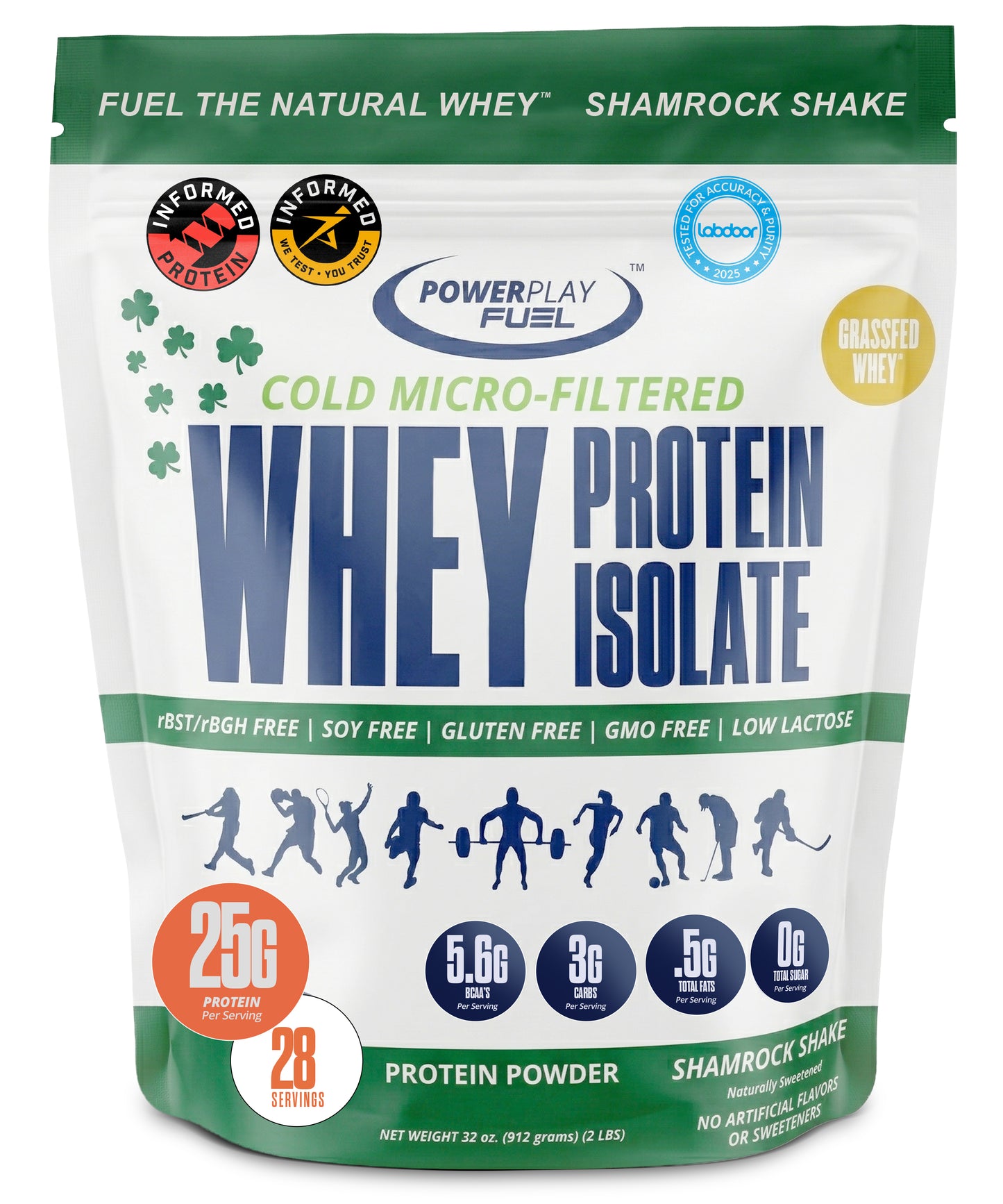 WHEY PROTEIN ISOLATE 2LB SHAMROCK SHAKE
