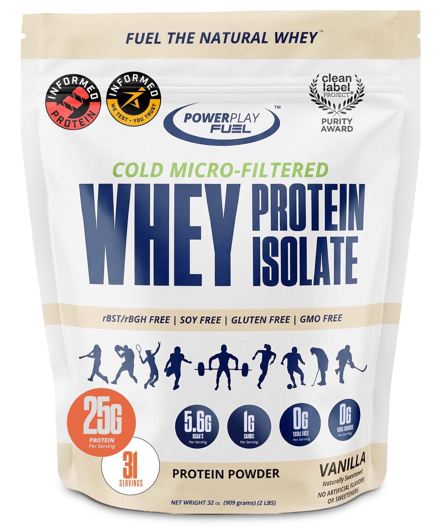WHEY PROTEIN ISOLATE VANILLA
