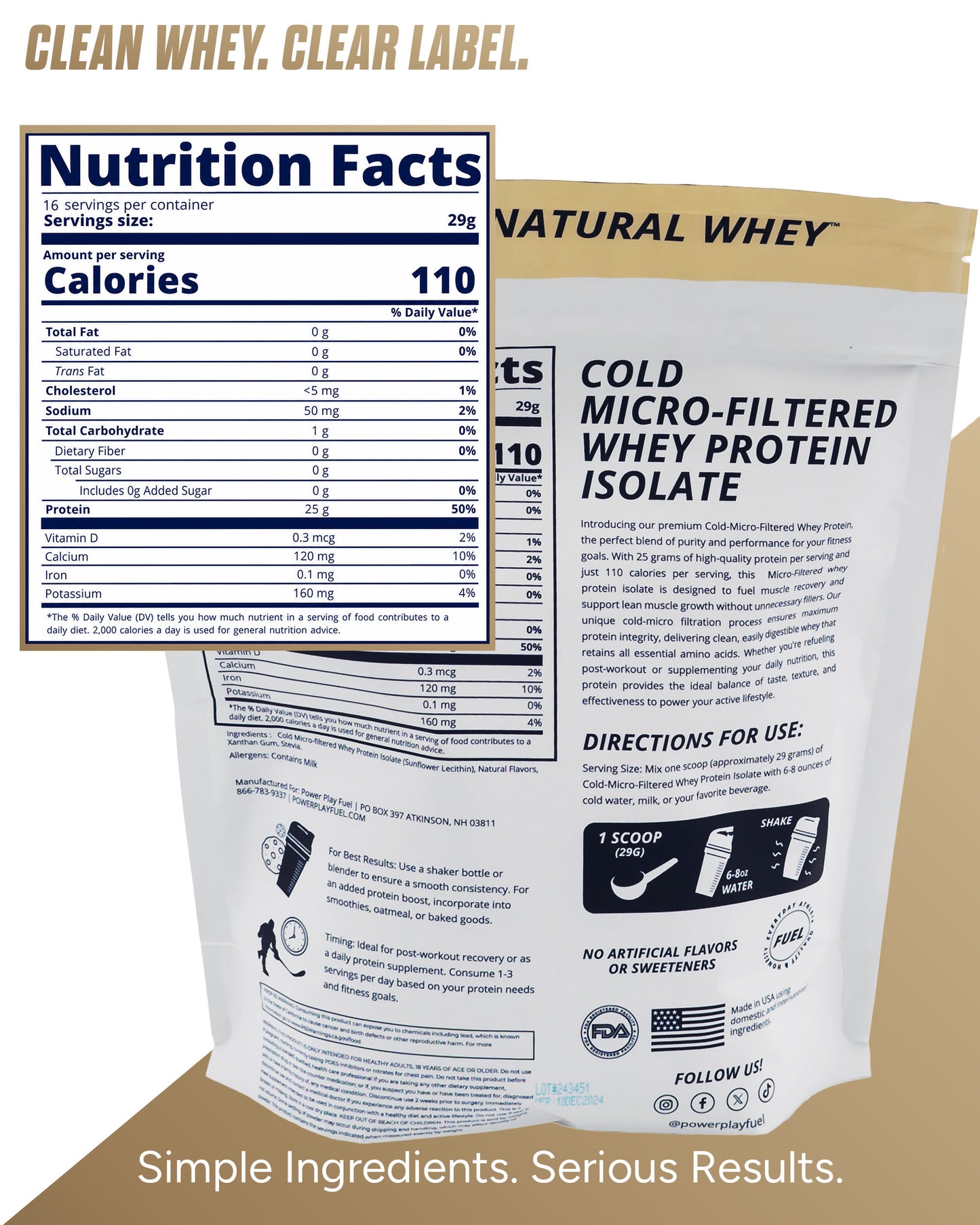 WHEY PROTEIN ISOLATE VANILLA
