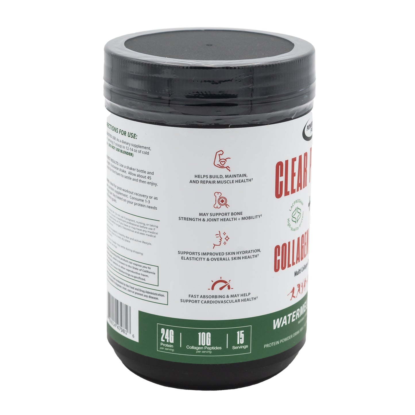 CLEAR PROTEIN + COLLAGEN PEPTIDES WATERMELON LIME