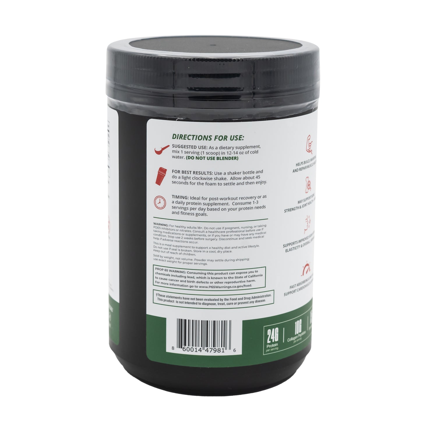 CLEAR PROTEIN + COLLAGEN PEPTIDES WATERMELON LIME