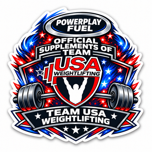 Powerplay Fuel USA Weightlifting Sticker